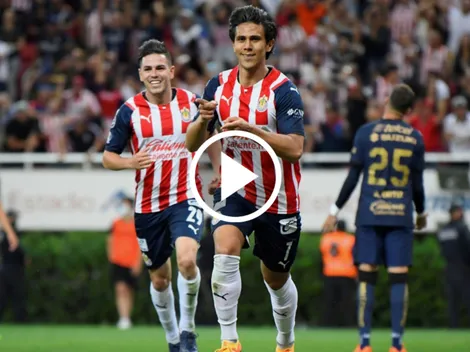 Los cuatro goles de JJ Macías a Pumas UNAM