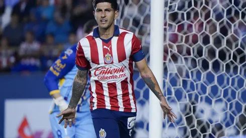 Así celebró Pocho su gol.