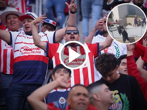 Bronca entre fanáticos de Chivas y Atlas previo al juego en Estados Unidos