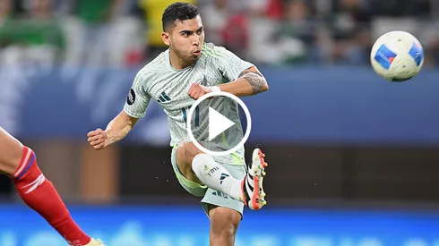 Orbelín Pineda anotó un golazo en la Selección Mexicana.