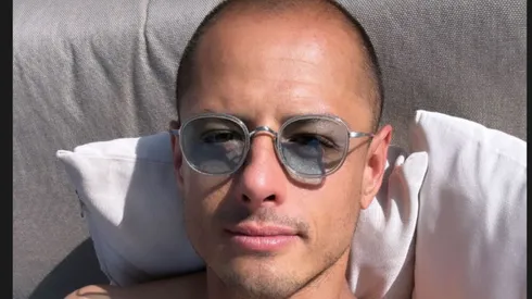 Chicharito disfruta su receso.