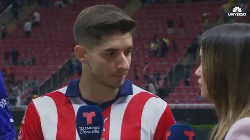 Isaác Brizuela reaccionó así a su primer partido completo en los últimos cinco meses con Chivas