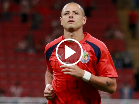 VIDEO: ¡Chicharito calentó por su cuenta!