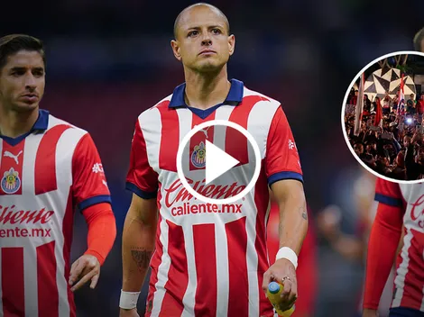 La distante actitud de los jugadores de Chivas con la afición en la serenata