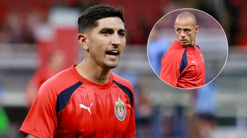 El extraño gesto de Chicharito con Pocho Guzmán.