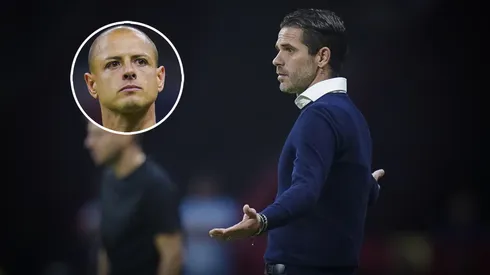 Fernando Gago se refirió a lo imposibilidad actual de una titularidad de Chicharito Hernández