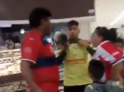Aficionado del América fue al aeropuerto y terminó sin camiseta