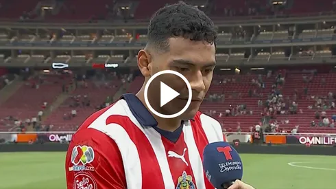 Gilberto Sepúlveda reaccionó a su cuarto gol como profesional con las Chivas