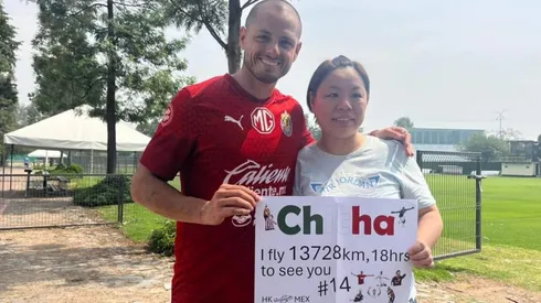 La foto del recuerdo con su aficionada.