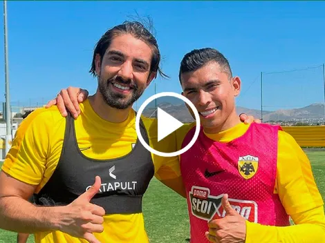 Orbelín Pineda dejó en ridículo a Rodolfo Pizarro en entrenamiento de AEK Atenas