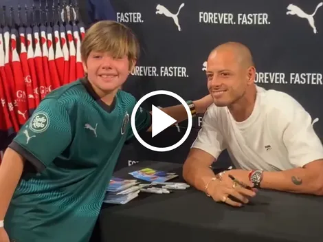 Los 3 momentos épicos de Chicharito en una firma de autógrafos