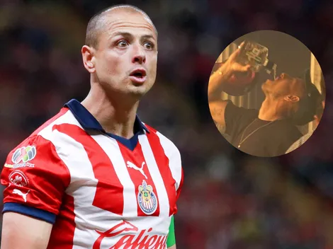 Chicharito, supuestamente captado de fiesta tras partido contra Puebla