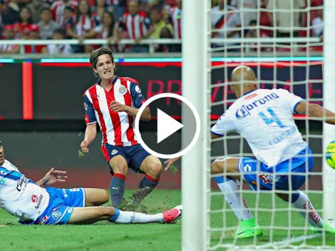El gol más insólito de Chivas ante Puebla