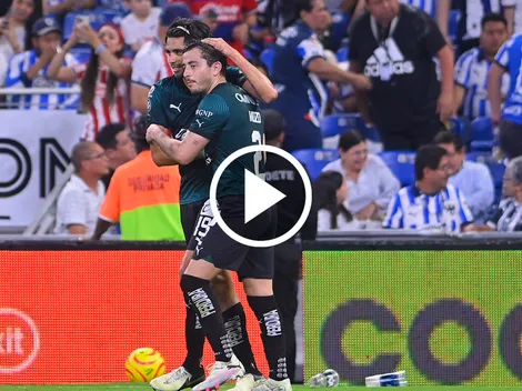 La extraña pelea durante el gol de Marín en Monterrey
