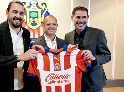 La reacción de Chicharito a la salida de Fernando Hierro