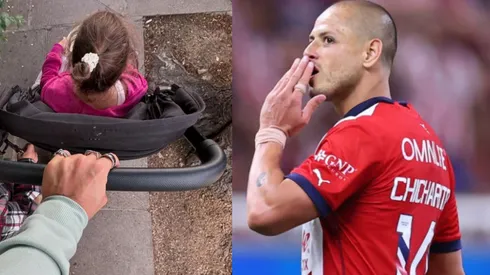 Chicharito está en Londres.