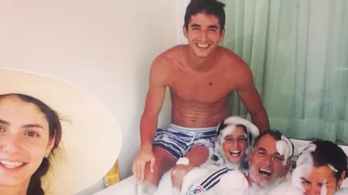 Así pasa Cone Brizuela sus vacaciones.