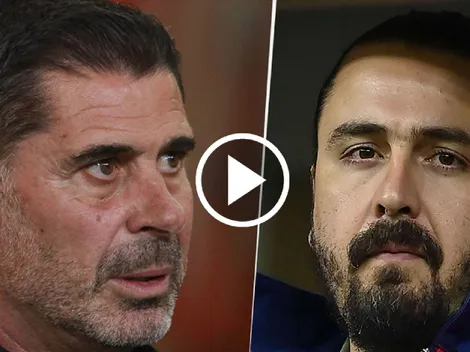 Amaury Vergara y Fernando Hierro fueron al vestidor de Chivas tras la eliminación