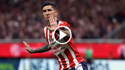 Así fue el festejo del Pocho Guzmán ante Toluca.