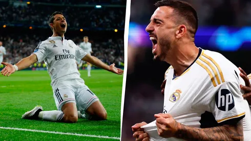 Chicharito y Joselu protagonizaron una épica coincidencia en Champions con el Real Madrid