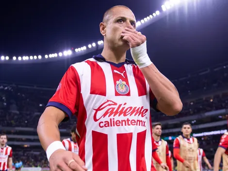 El gran gesto de Chicharito en el entrenamiento