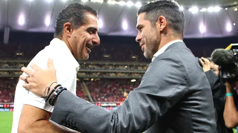 Paiva y Gago durante su único enfrentamiento.