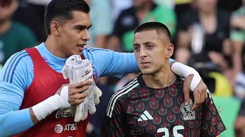 Tala Rangel junto al Piojo Alvarado con el Tri.