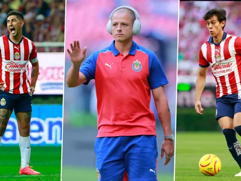 Chicharito fue respaldado por José Juan Macías y Víctor Guzmán