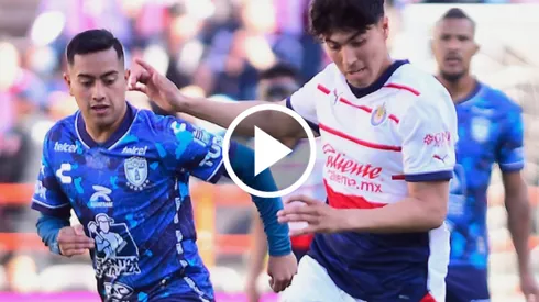 Chivas y Pachuca durante su duelo en el Clausura 2024.