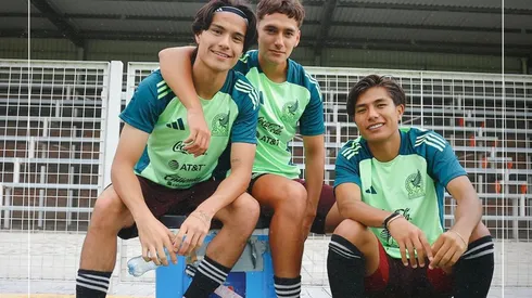 Diego Ochoa -izquierda- y Yael Padilla son dos de los talentos de Chivas en esta Selección Sub20