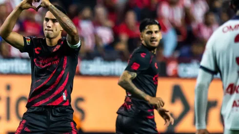 Festejo de Xolos vs Chivas.