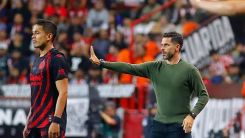 Gago en el juego ante Xolos.