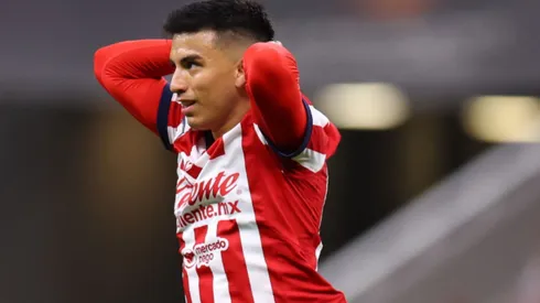 Beltrán se lamenta durante el juego ante Toluca.