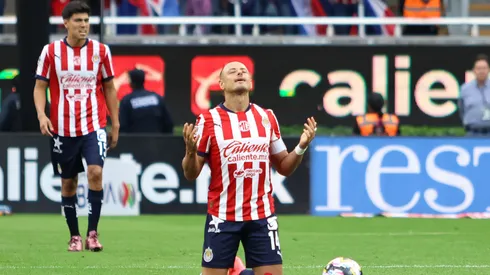 El nivel de Chicharito ante Toluca.