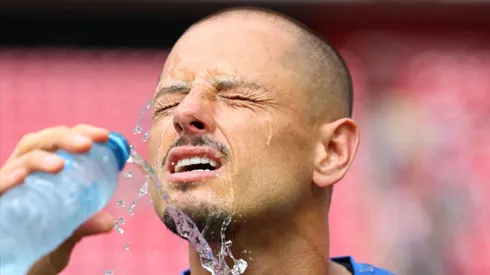 CH14 antes de un partido de las Chivas.