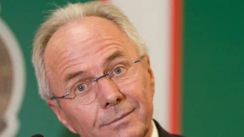 Eriksson, el día de su presentación con México.