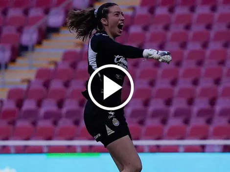 Video del brutal penal atajado por Celeste Espino en la victoria de Chivas Femenil