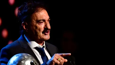 Ricardo La Volpe en el evento de Salón de la Fama.