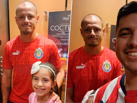 Aficionado se topó así con Chicharito en un elevador