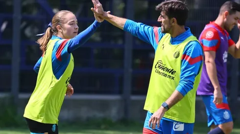 Paunovic festejó la anotación de Luisa de Alba para sellar el empate en Verde Valle