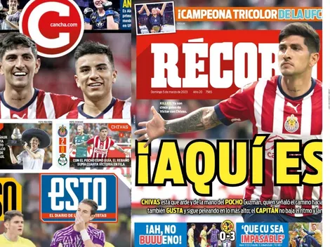 Portadas de día ya apuntan al Clásico Nacional