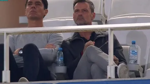 Diego Cocca presenció el triunfo de las Chivas desde un palco del Estadio Akron