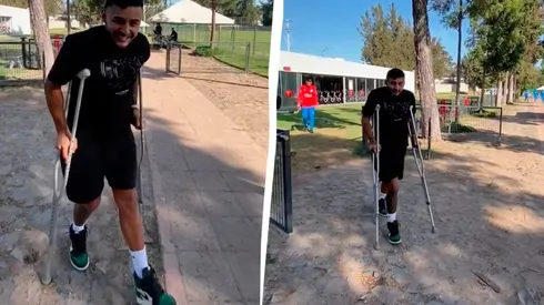 Vega se reencontró con el plantel rojiblanco este martes en Verde Valle