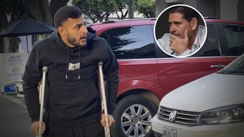 Alexis Vega contó con el apoyo presencial del director deportivo Fernando Hierro