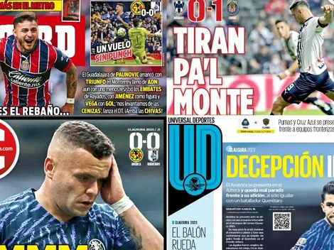 Portadas del día resaltan el sufrido triunfo