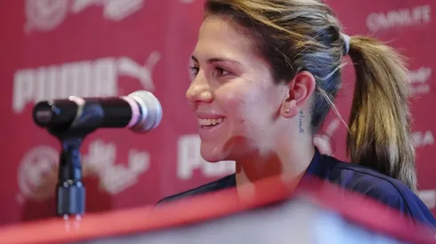 Alicia Cervantes trabaja en la intensa concentración rojiblanca en Manzanillo