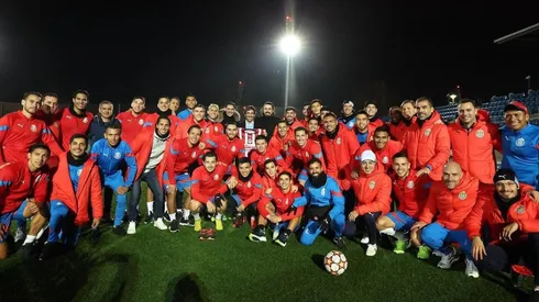 El actual entrenador del Real Madrid Castilla visitó la sesión nocturna del Guadalajara en Valdebebas