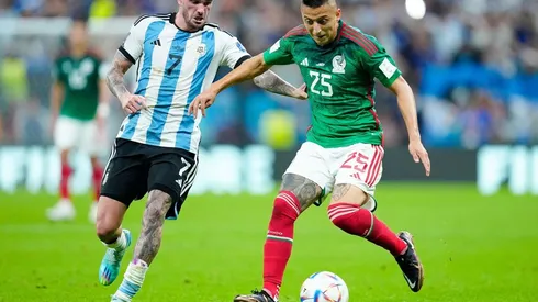 Roberto Alvarado debutó en la Copa Mundial de Qatar 2022 como suplente ante Argentina