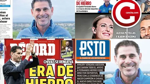 La contratación de Fernando Hierro fue la noticia del día para la prensa mexicana