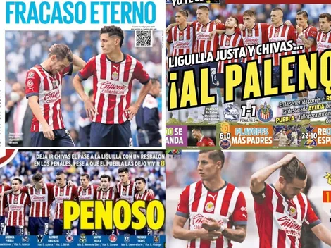 Portadas acaparan la eliminación de Chivas